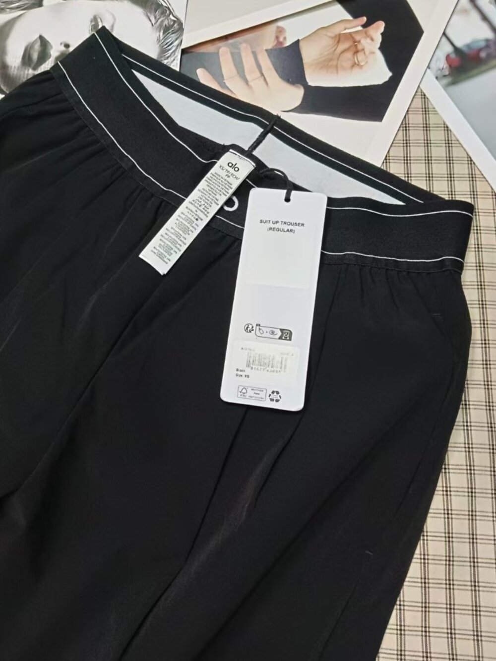 NWT 🍉Alo Yoga Suit Up Wide-Leg Pants (Regular) Premium Casual 🍋 - Picture 3 of 7